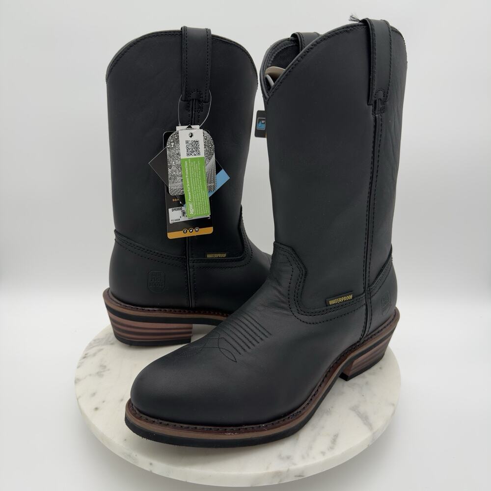 Dan Post Mens Albuquerque 10.5D Waterproof Leather‎ Boot DP69680 Cowboy Workwear